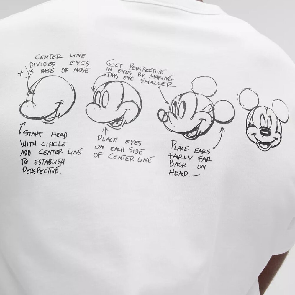 Disney x lululemon Cotton Jersey T-Shirt White NWT